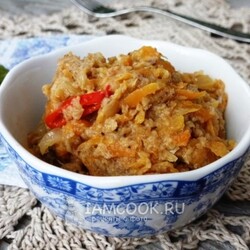 Икра из соленых грибов — рецепт с фото