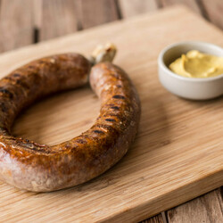 Колбаска-500 грамм картошки и немного сала