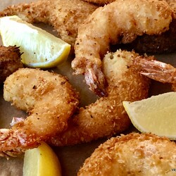 Креветки в кокосовом кляре