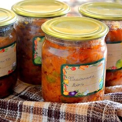 Салат на зиму из фасоли