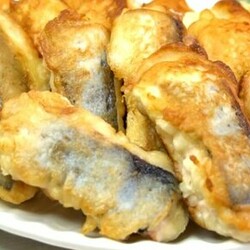 Рыба жареная в луковом кляре