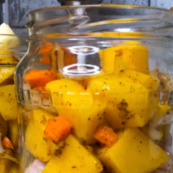 Запеченый картофель с беконом в банке