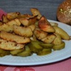 Картофель медово-горчичный