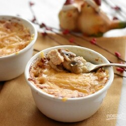 Жульен с курицей и грибами - на Повар.ру