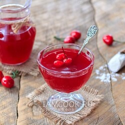 Кисель из замороженной вишни