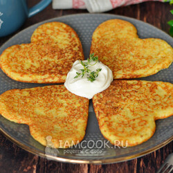 Драники в блендере — рецепт с фото