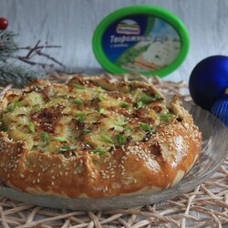 Галета с картофелем, беконом и сыром