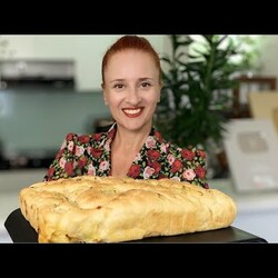 Итальянский Хлеб ФОКАЧЧА с сыром и луком Вкуснейшая итальянская лепешка Люда Изи Кук выпечка хлеба