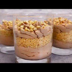 Шоколадно-ореховый десерт