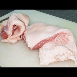 Жареное тонкое сало. К картошке, каше