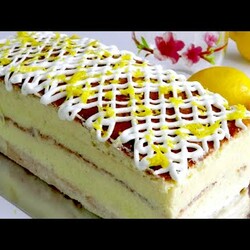 Торт Нежнее не Бывает!Домашний быстрый торт к чаю/ Необыкновенный Яблочно- Лимонный заварной Крем