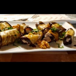 БАКЛАЖАНЫ С ОРЕХАМИ   / ХОЛОДНАЯ ЗАКУСКА /РУЛЕТИКИ  ИЗ БАКЛАЖАН С ГРЕЦКИМИ ОРЕХАМИ