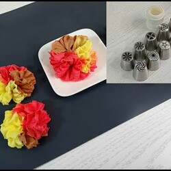 ОБЗОР крупных НАСАДОК! УСТОЙЧИВЫЙ КРЕМ ИЗ 2хИНГРЕДИЕНТОВ для ЦВЕТОВ!МАСЛЯНЫЙ КРЕМ на САХАРНОЙ ПУДРЕ