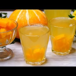 Варю сразу ВЕДЕРНУЮ кастрюлю такого компота и даже никто не догадывается, что готовится он из тыквы