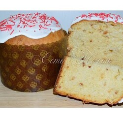 Кулич медовый с орехами из "жидкого" теста.