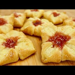 Слойки с лимонным кремом