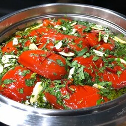 Закуска из маринованного перца