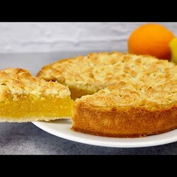 Тарт с лимоном и апельсином