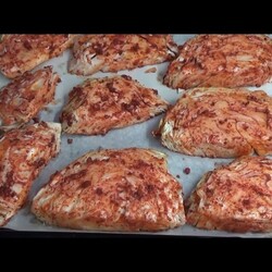 Капуста запечённая в духовке, с паприкой