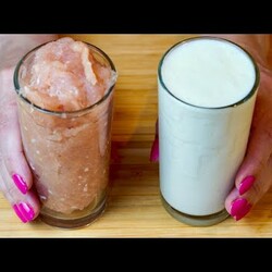 Лепёшка на кефире, с фаршем. Жареная