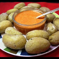 КАРТОФЕЛЬ  с вкуснейшим соусом по канарски!