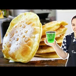 Слоёные лепёшки на лимонаде.