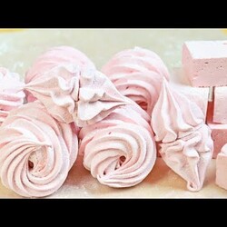 ЗЕФИР КЛУБНИЧНЫЙ, без уваривания пюре и для ручного миксера