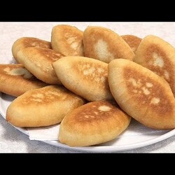Быстрое, заварное  тесто для жареных пирожков/Choux pastry for pies
