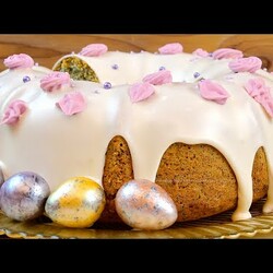 Глянцевая молочная глазурь для куличей и кексов на сгущенном молоке! Глазурь без белков!