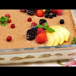 ТИРАМИСУ по-домашнему без яиц! Простой рецепт знаменитого десерта