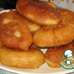 Пирожки на заварном дрожжевом тесте