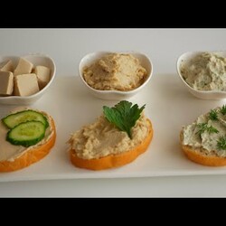 Три закуски из сельди: масло, паштет, крем