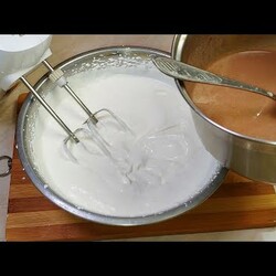 Шоколадное суфле со сливками