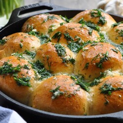 Пампушки к борщу за 20 минут