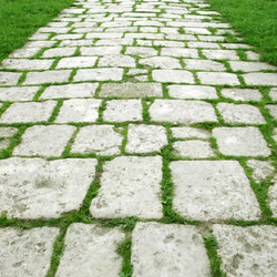 Как  избавится от травы на садовых дорожках