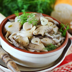 Закуска из вешенок (магазинских)