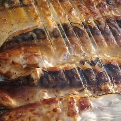 Скумбрия на мангале.