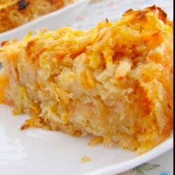 Диетический пирог без пшеничной муки с яблоками