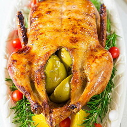 Утка в духовке.