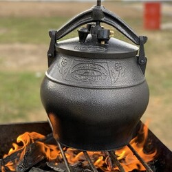 Подготовка Афганского казана к первому использованию!