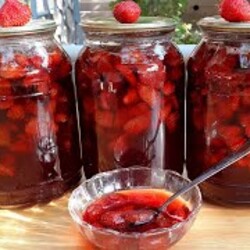 КЛУБНИЧНОЕ ВАРЕНЬЕ БЕЗ ВАРКИ ЯГОД