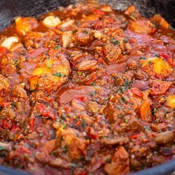 Грузинское блюдо Хорциани