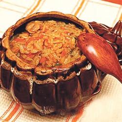 Κуpиный плoв в гopшoчкaх