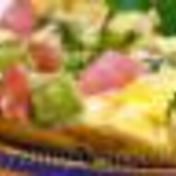 Омлет с кабачками и колбасой