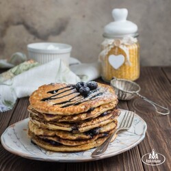 Блины кукурузные с черникой – Рецепты Блины кукурузные с черникой | Вкусный и простой рецепт с фото | Мир Круп