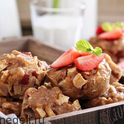 Постные яблочные маффины - рецепт с пошаговыми фото | Меню недели