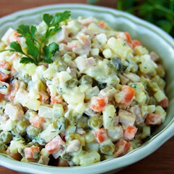 7 традиционных салатов на Новый год - рецепт приготовления в домашних условиях