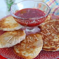 Творожные оладьи на кефире