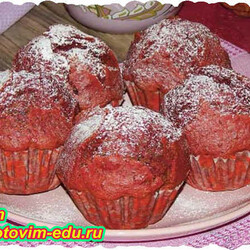 Свекольные кексы