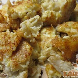 Цветная капуста в сырном кляре